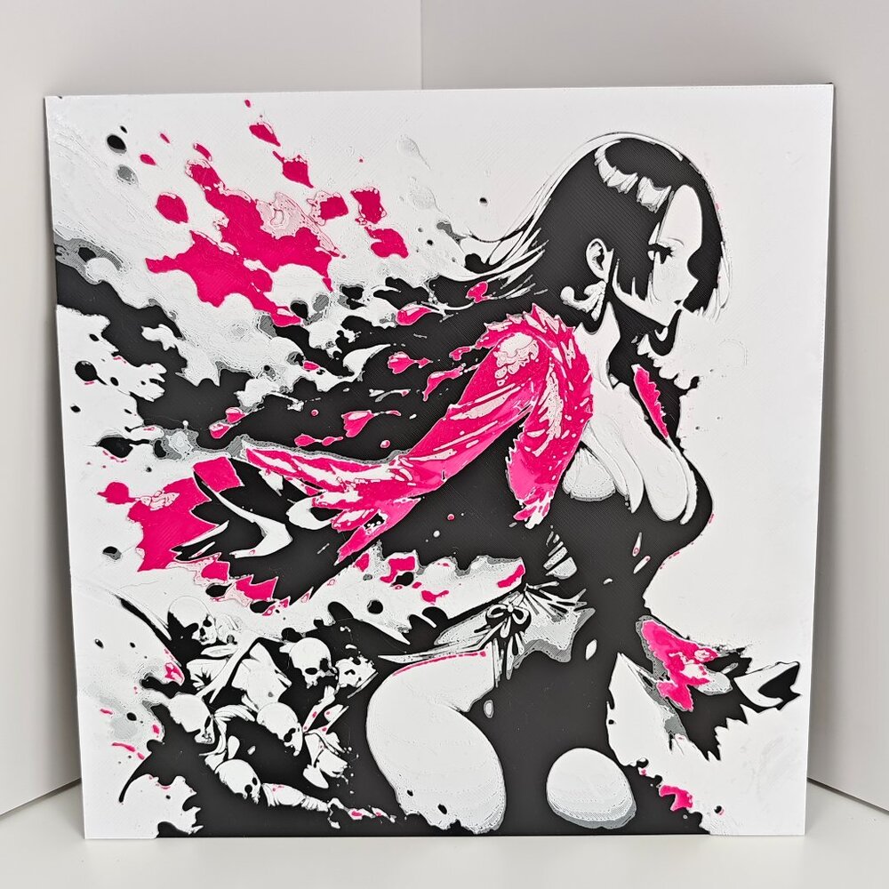 Boa Hancock One Piece 3D Print art Hueforge